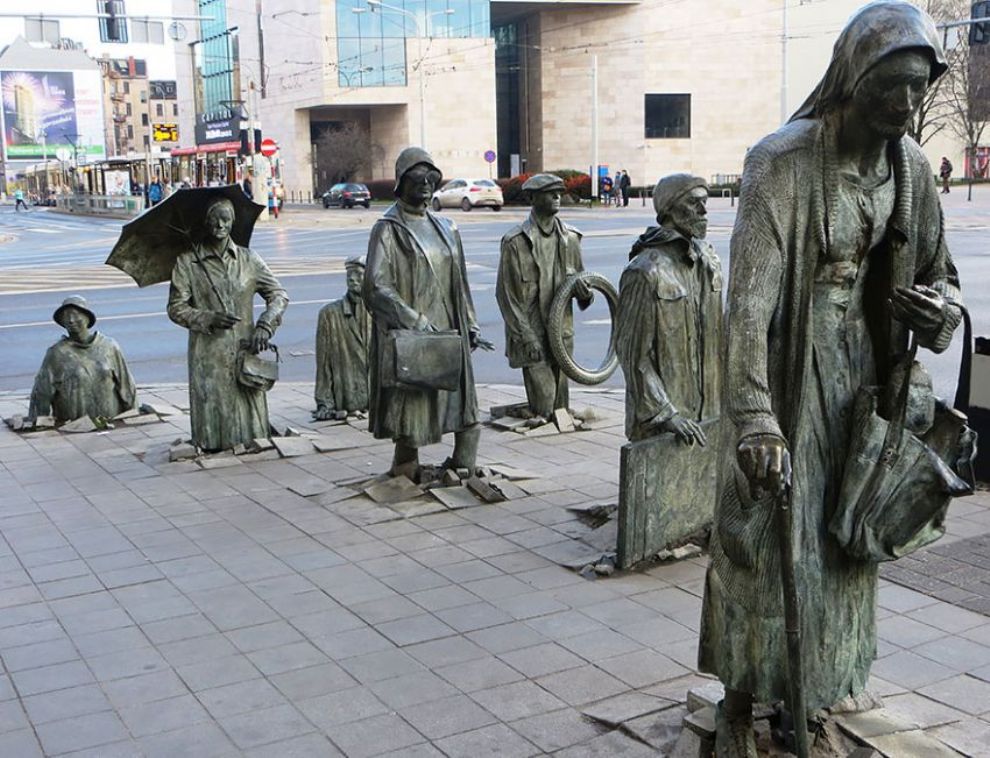 "Passersby" in Wroclaw, Poland