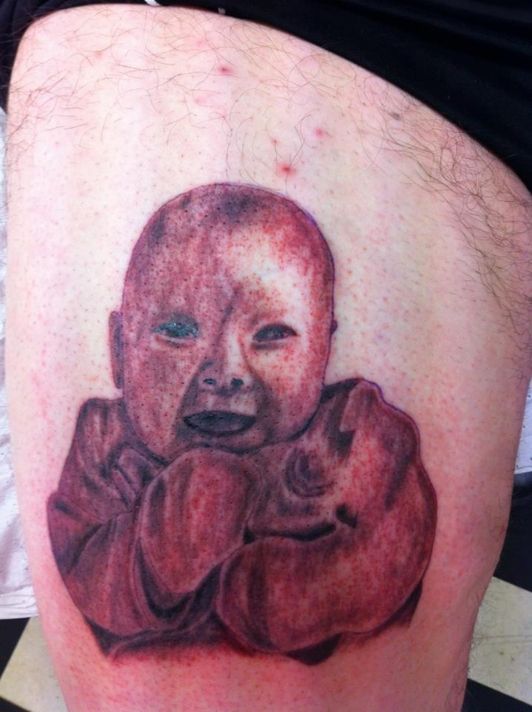 24 Horrible Portrait Tattoos