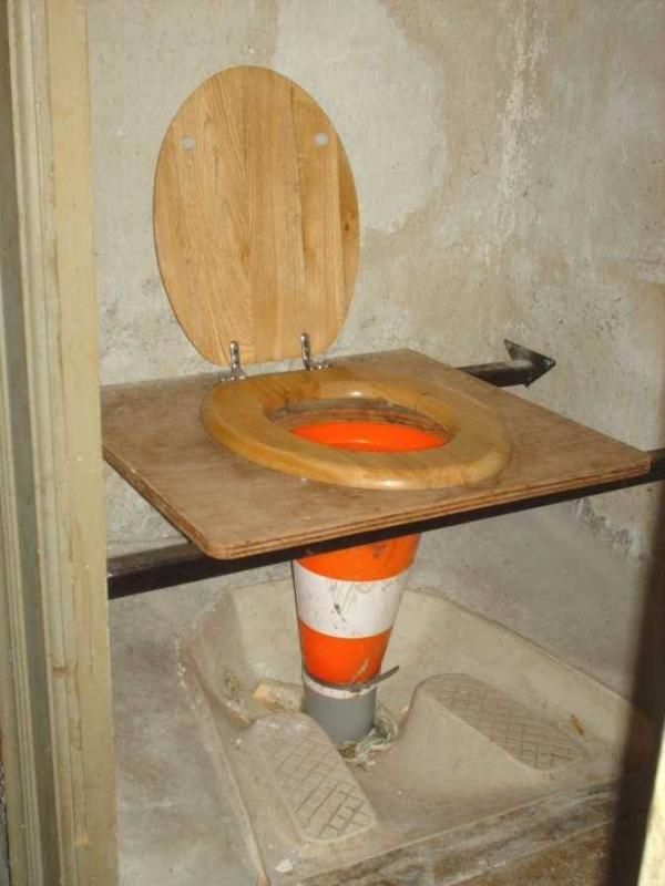 redneck toilet
