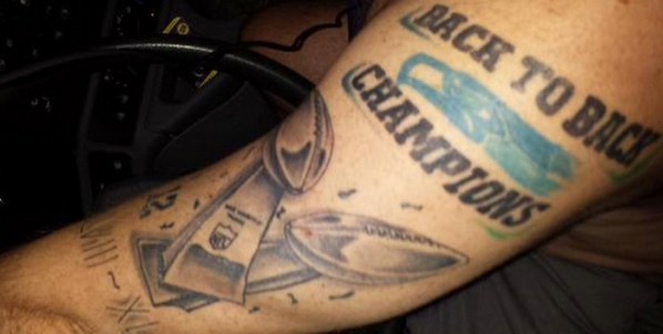 Tattoo of back to back champions that never happened