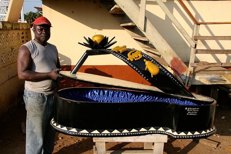 The Unusual Tradition of Fantasy Coffins in Ghana