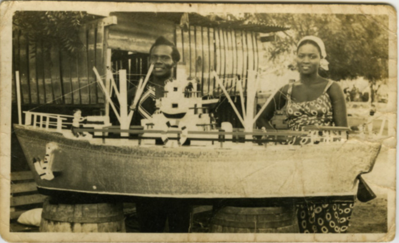 The custom of being buried in fantasy coffins began in Ghana around 1950.