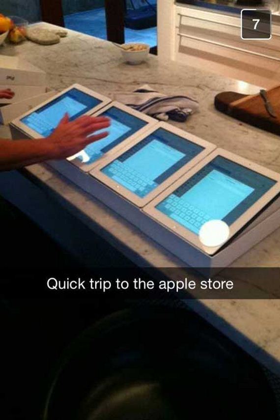 douchey rich kid - Quick trip to the apple store