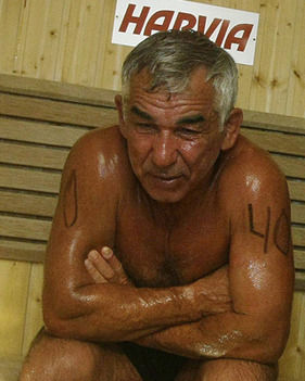 Vladimir Ladyzhensky died after only spending six minutes in a sauna during The World Sauna Championships in Finland.