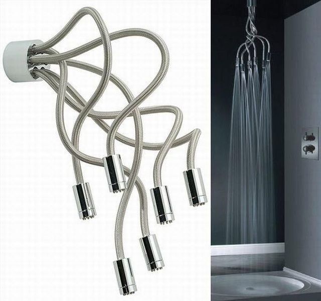 cool product tentacle shower head