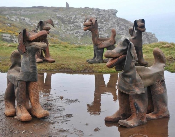 rubber boot dogs