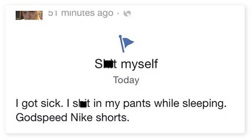 diagram - Jun 51 minutes ago. Sit myself Today I got sick. I sluit in my pants while sleeping. Godspeed Nike shorts.