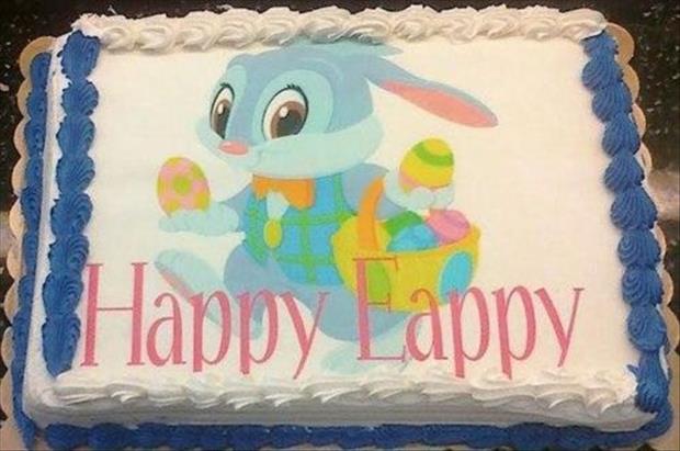 misspelled cakes - Happy appy