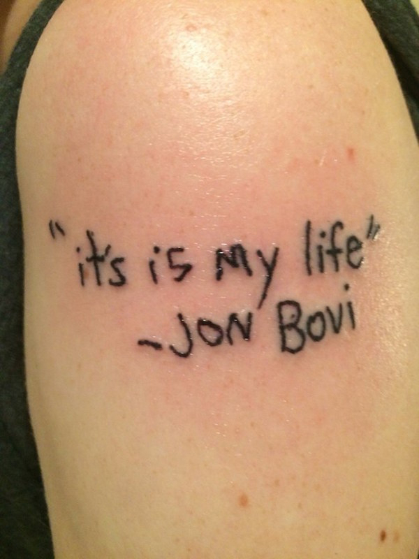 fail my life jon bovi - it's is my life" Jon Bovi