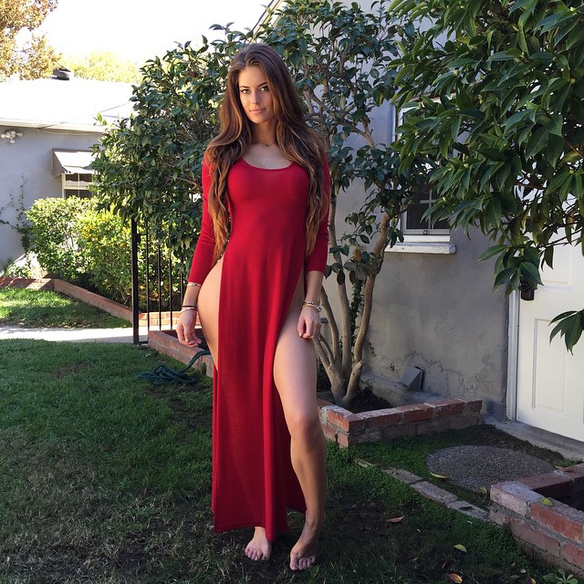 hannah stocking red dress