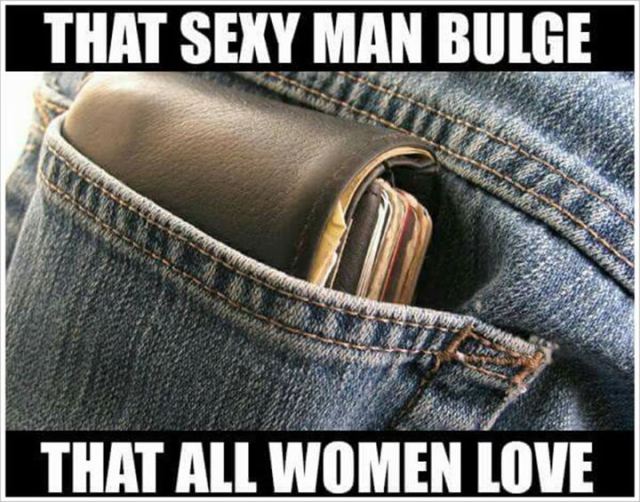 wallet in pocket - That Sexy Man Bulge That All Women Love