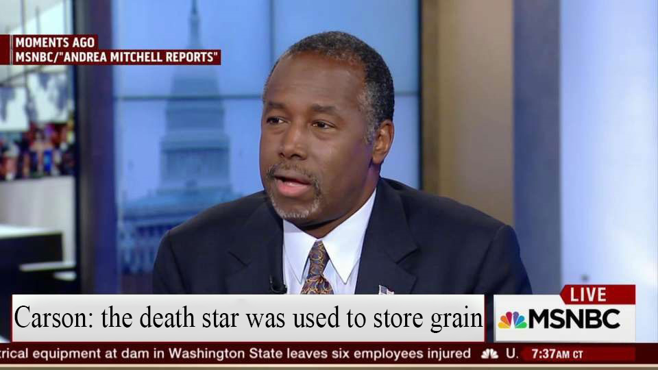 ben carson battletoads - Moments Ago Msnbc"Andrea Mitchell Reports" Live Carson the death star was used to store grain SeMSNBC crical equipment at dam in Washington State leaves six employees injured all U. Am Ct