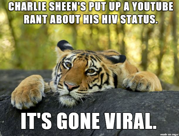 you just can t win - Charlie Sheen'S Put Up A Youtube Rant About His Hiv Status. It'S Gone Viral de on ingur
