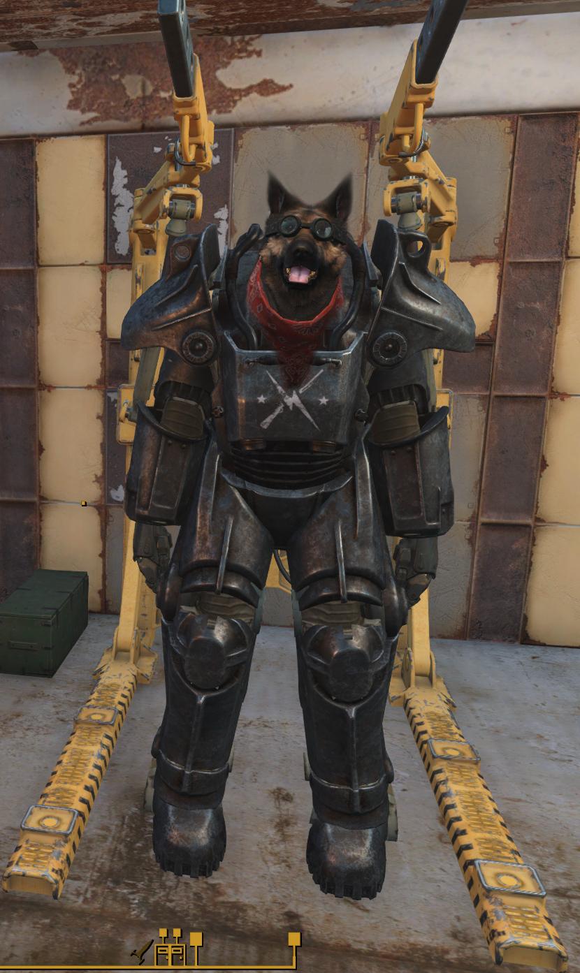 fallout 4 dogmeat in power armor