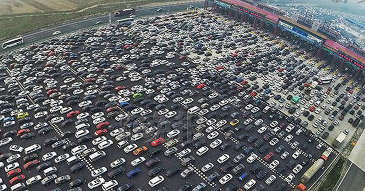traffic jam china