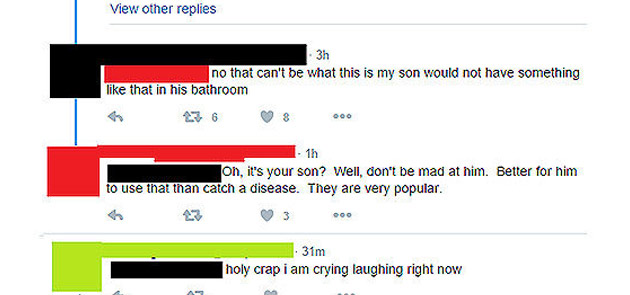Mom Discovers A Peculiar Item on Son’s Bathroom Wall...