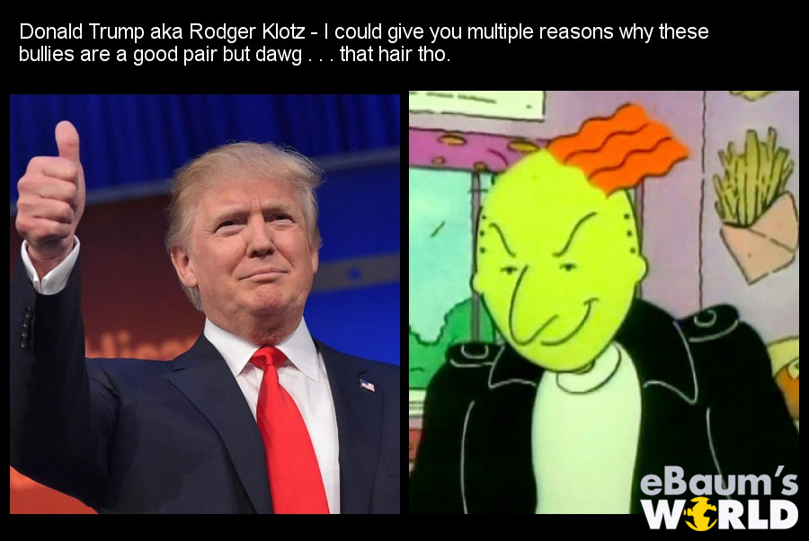 What If Presidential Candidates Were 90s Nickelodeon Characters?