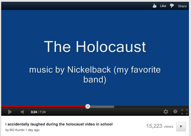 online advertising - The Holocaust 'music by Nickelback my favorite band i accidentally laughed during the holocaust video in school by Bg Kumbi 1 day ago 15,223 views