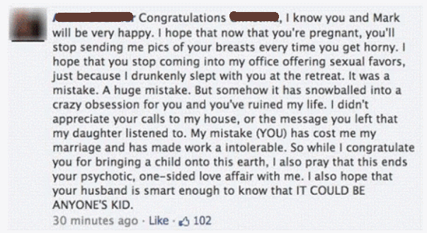 Pregnant Cheating Wife Destroyed on Facebook