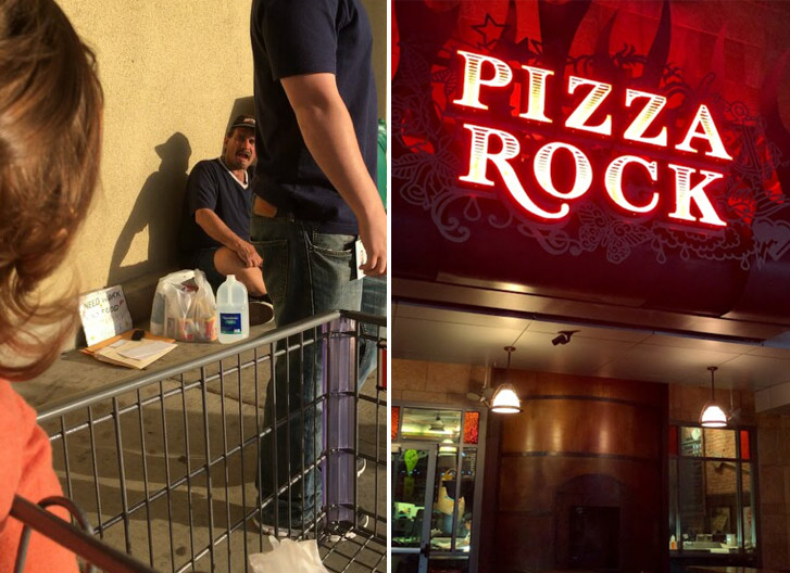 "He was ecstatic about landing a job and very grateful for the opportunity," said Marteen."He was up the night before studying the menu for hours." Pizza Rocks provided Callison with work clothes as well as a temporary place to live.