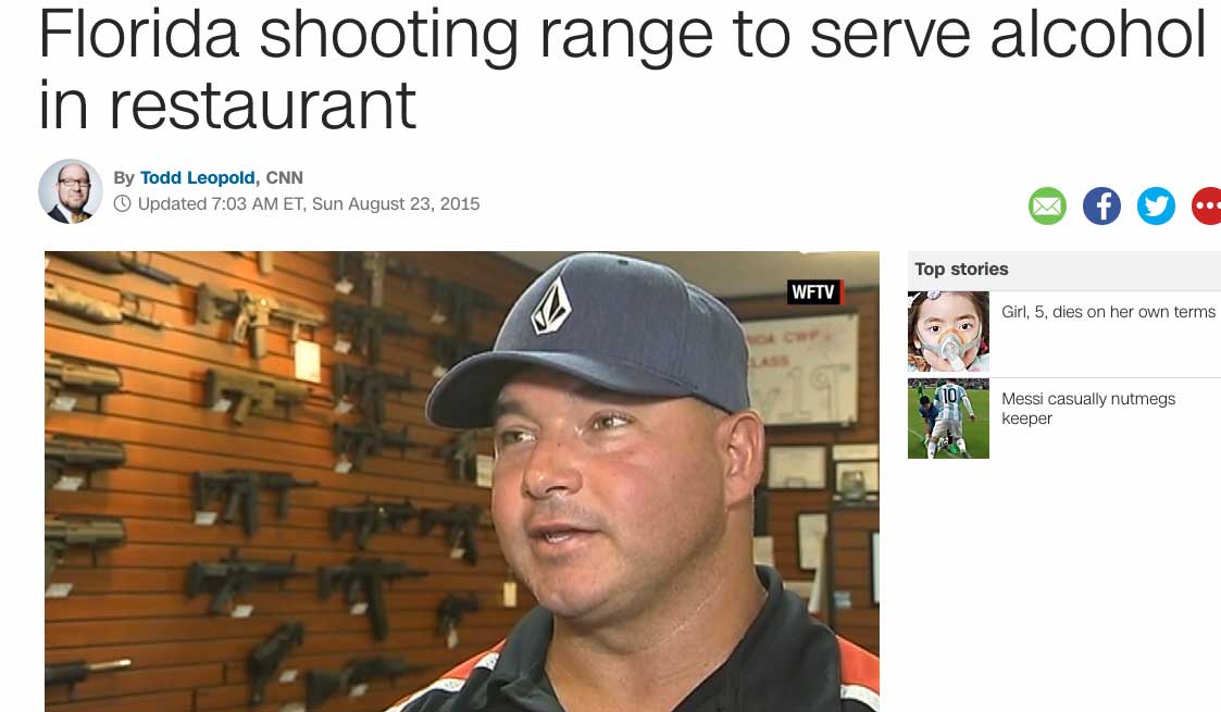 crazy florida news headlines - Florida shooting range to serve alcohol in restaurant By Todd Leopold, Cnn Updated Et, Sun Top stories Wftv Girl, 5, dies on her own terms Messi casually nutmegs keeper