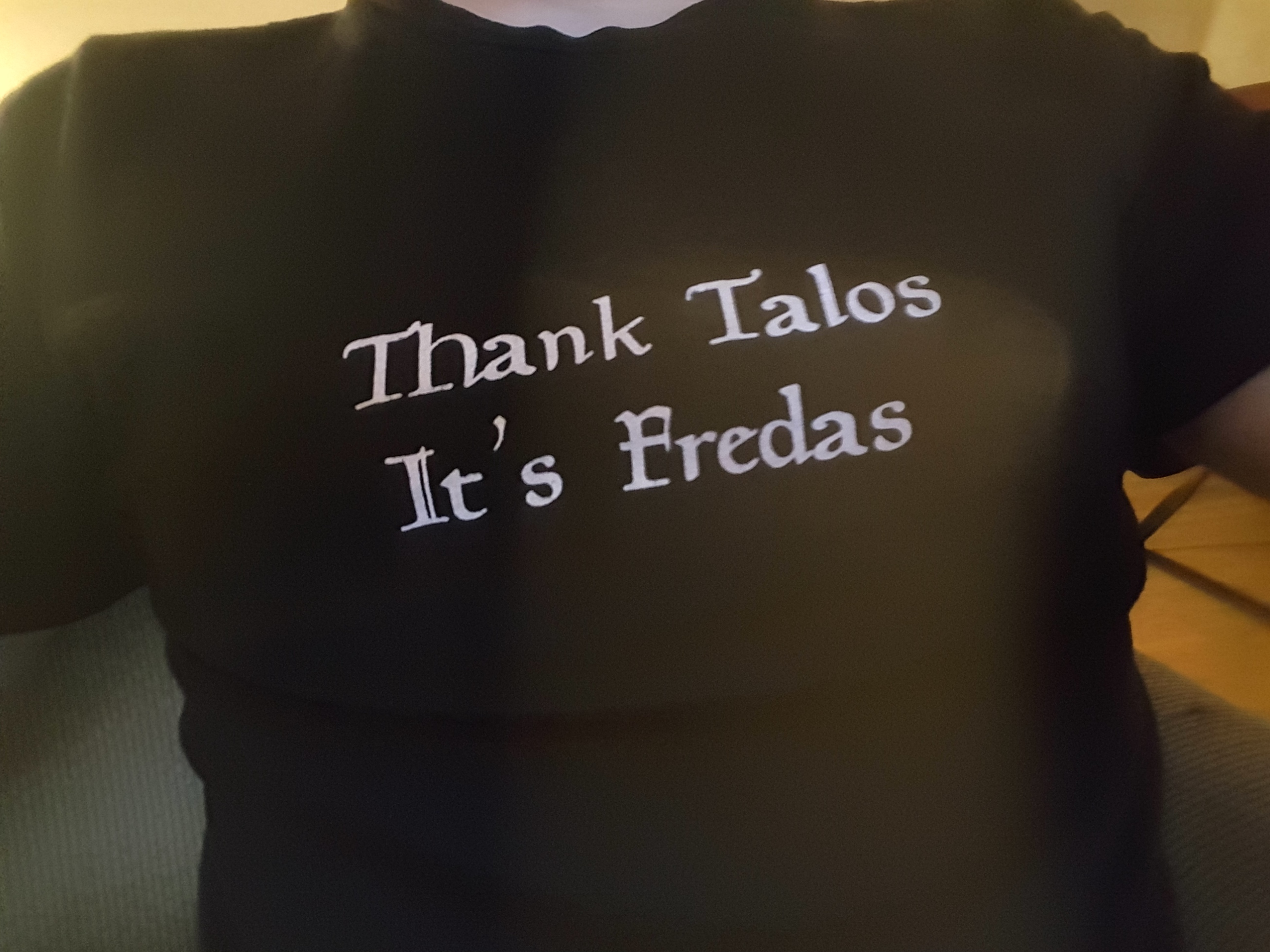 funny gaming memes - t shirt - Thank Talos It's fredas