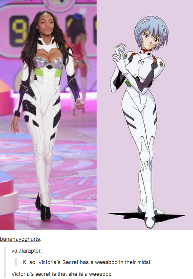 victorias secret evangelion - bananayoghurts valalaraptor K so, Victoria's Secret has a weeaboo in their midst. Victoria's secret is that she is a weeaboo