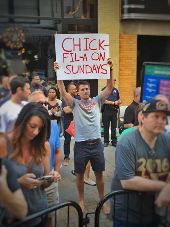 chick fil a on sunday meme - Chick FilA On Sundays