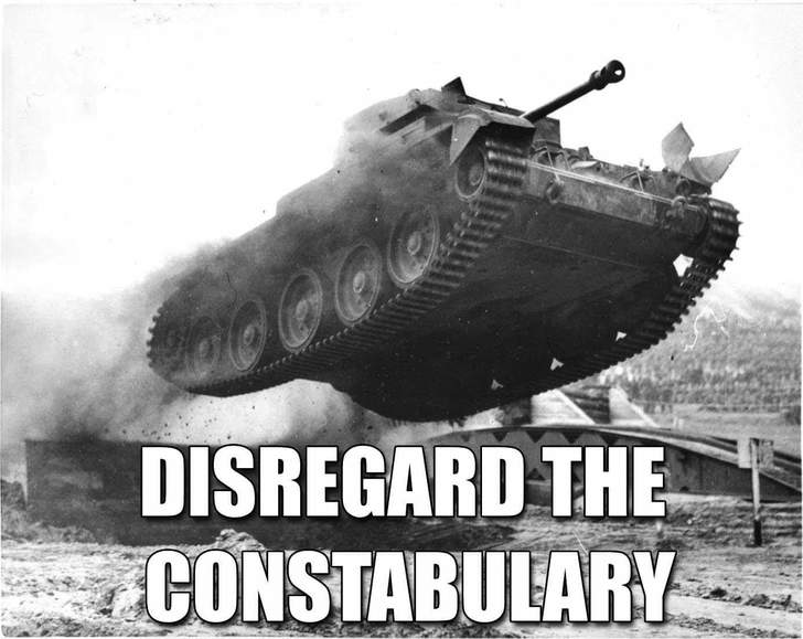 flying cromwell tank - Disregard The Constabulary.