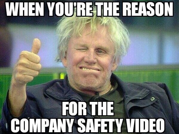 successful black man meme - When You'Re The Reason For The Company Safety Video