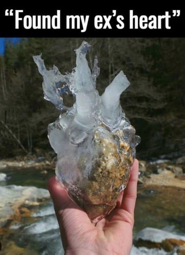 found my ex heart - "Found my ex's heart"