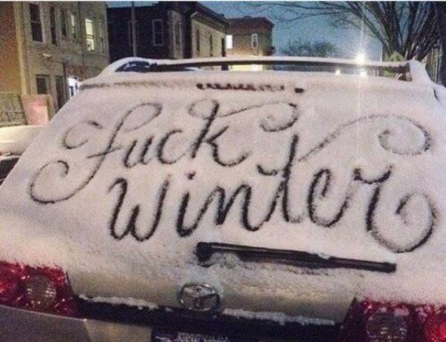 fuck winter - fuck Winter