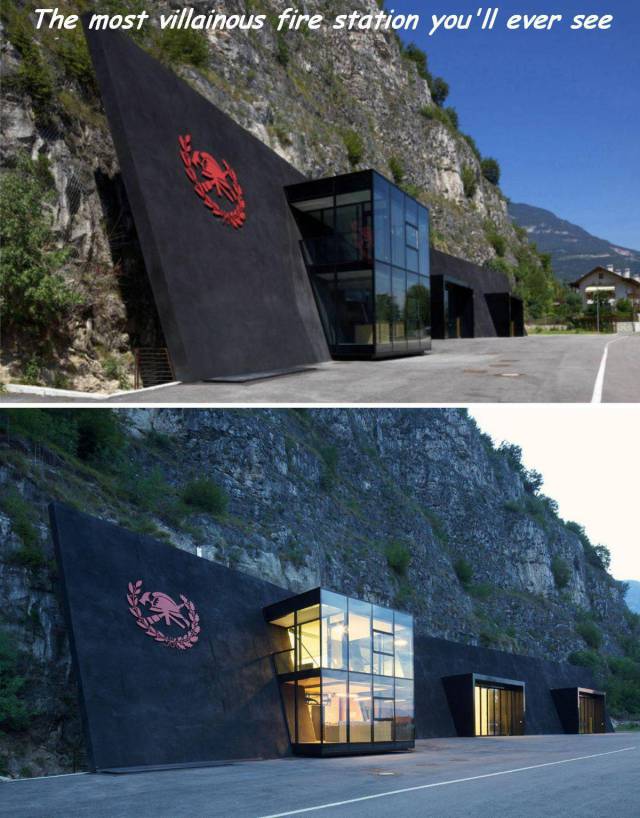 italy fire station - The most villainous fire station you'll ever see