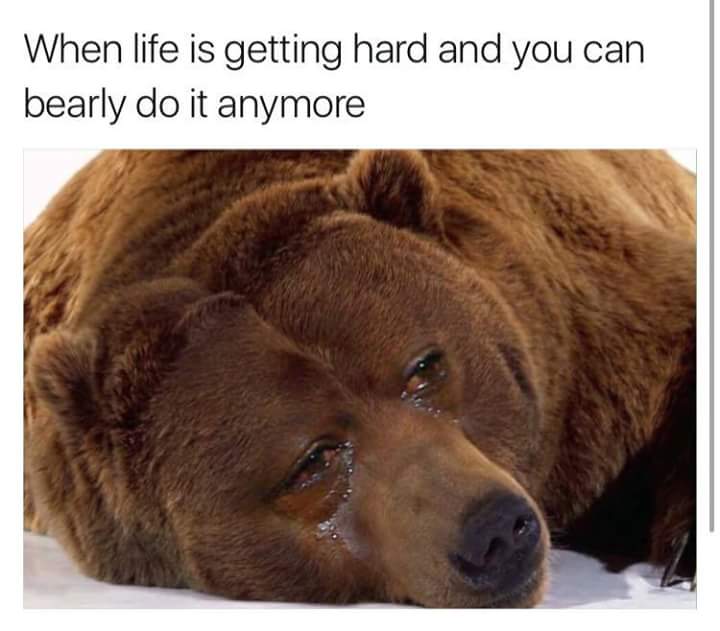your body naturally wakes up meme - When life is getting hard and you can bearly do it anymore
