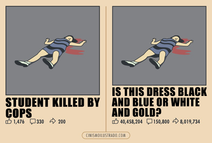 life funny - Student Killed By Cops 1,476 D330 200 Is This Dress Black And Blue Or White And Gold? 40,458,204 D 150,800 8,019,734 Cinismoilustrado.Com