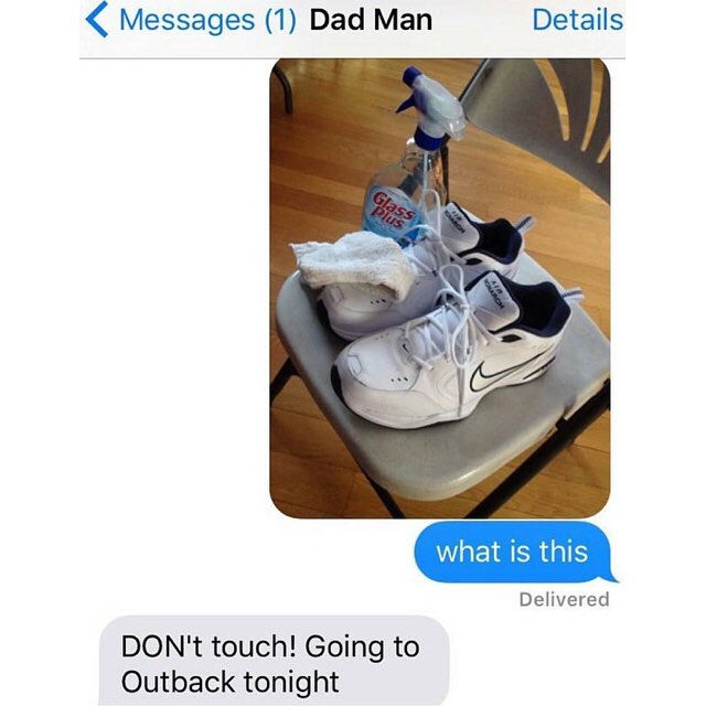 dad shoes windex -