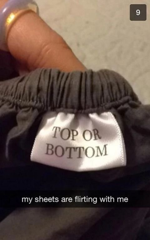 top or bottom funny - Top Or Bottom my sheets are flirting with me