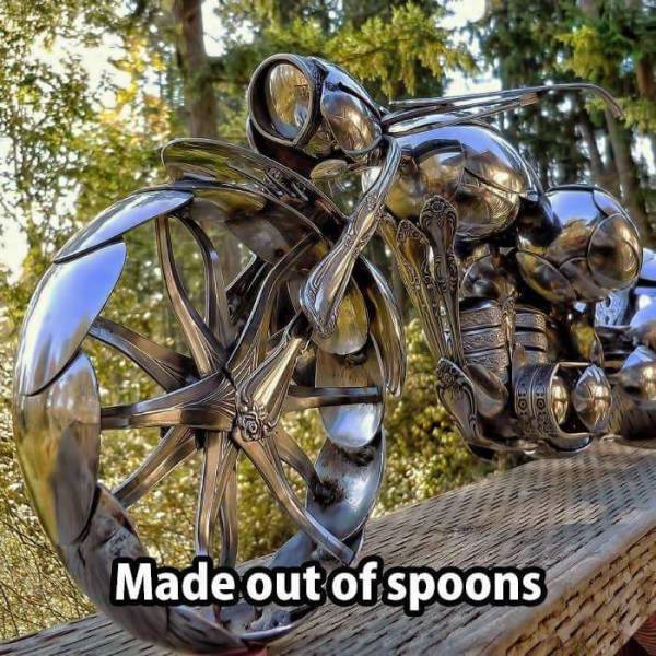 Ht Made out of spoons