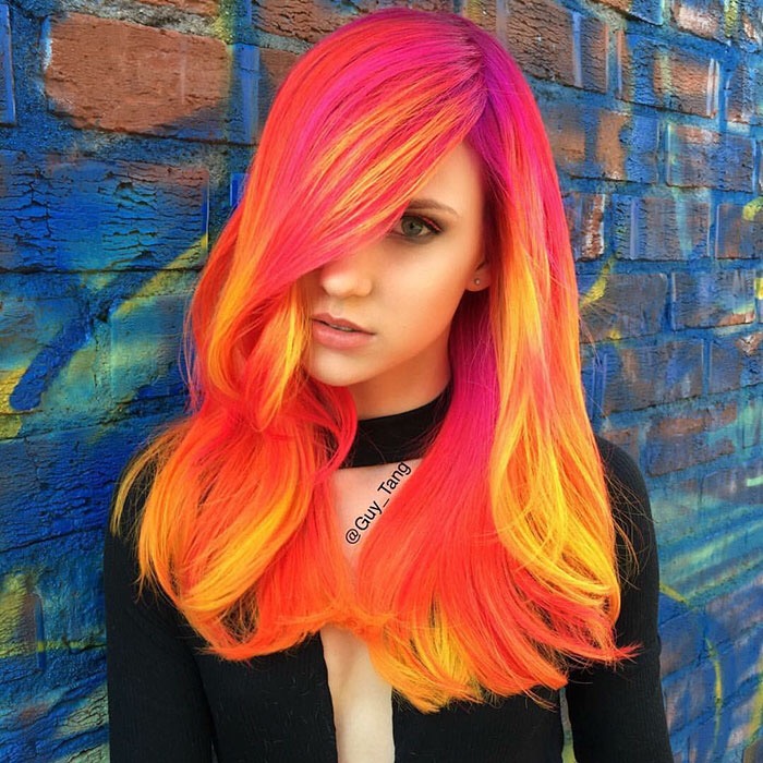 phoenix hair color - Tang