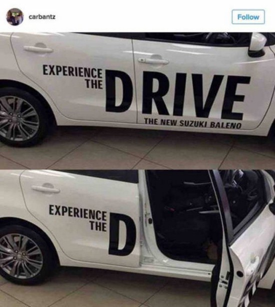 memes - experience the d - carbantz Experience everin Drive The The New Suzuki Baleno Experience The