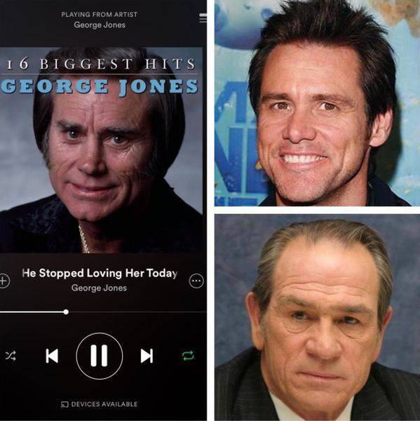 random pic jim carrey actor - Playing From Artist George Jones 16 Biggest Hits George Jones He Stopped Loving Her Today George Jones K Inns Devices Available