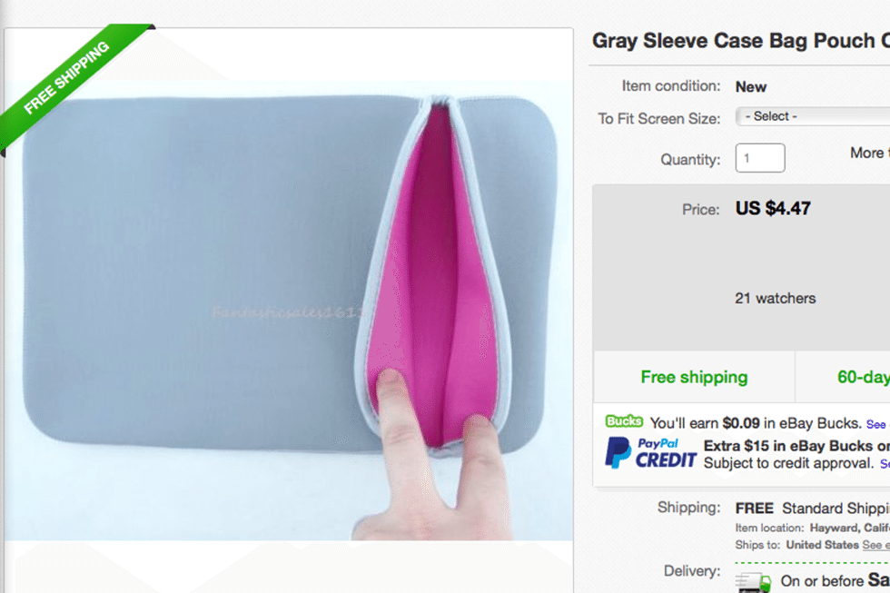 put put your dick - Gray Sleeve Case Bag Pouch Item condition New Free Shipping To Fit Screen Size Select Quantity More Price Us $4.47 21 watchers Free shipping 60day Bucks You'll earn $0.09 in eBay Bucks. See PayPal Extra $15 in eBay Bucks on Credit Subj