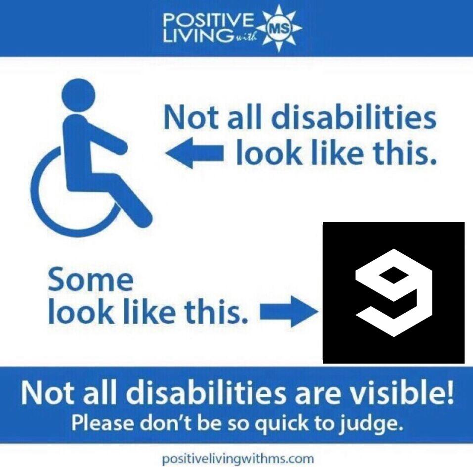 hate my classmates - Positive Me Living with Not all disabilities look this. Some look this. Not all disabilities are visible! Please don't be so quick to judge. positivelivingwithms.com