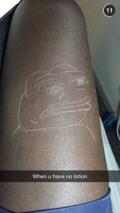 best pepes - When u have no lotion