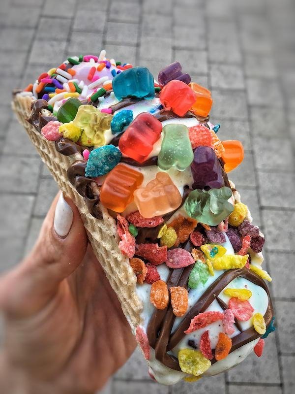 cool food porn ice cream