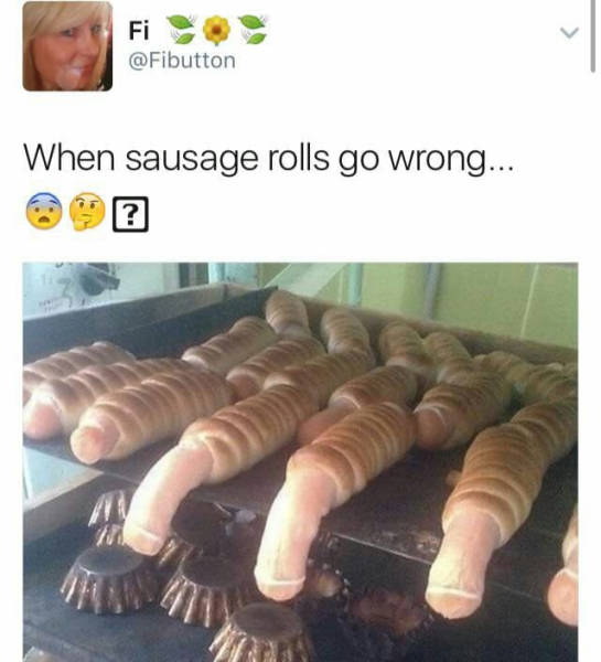 Sausage rolls that went wrong.