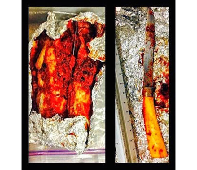 TSA knife found in enchilada