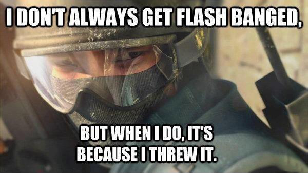 counter strike memes - I Dont Always Get Flash Banged, But When I Do. It'S Because I Threw It.