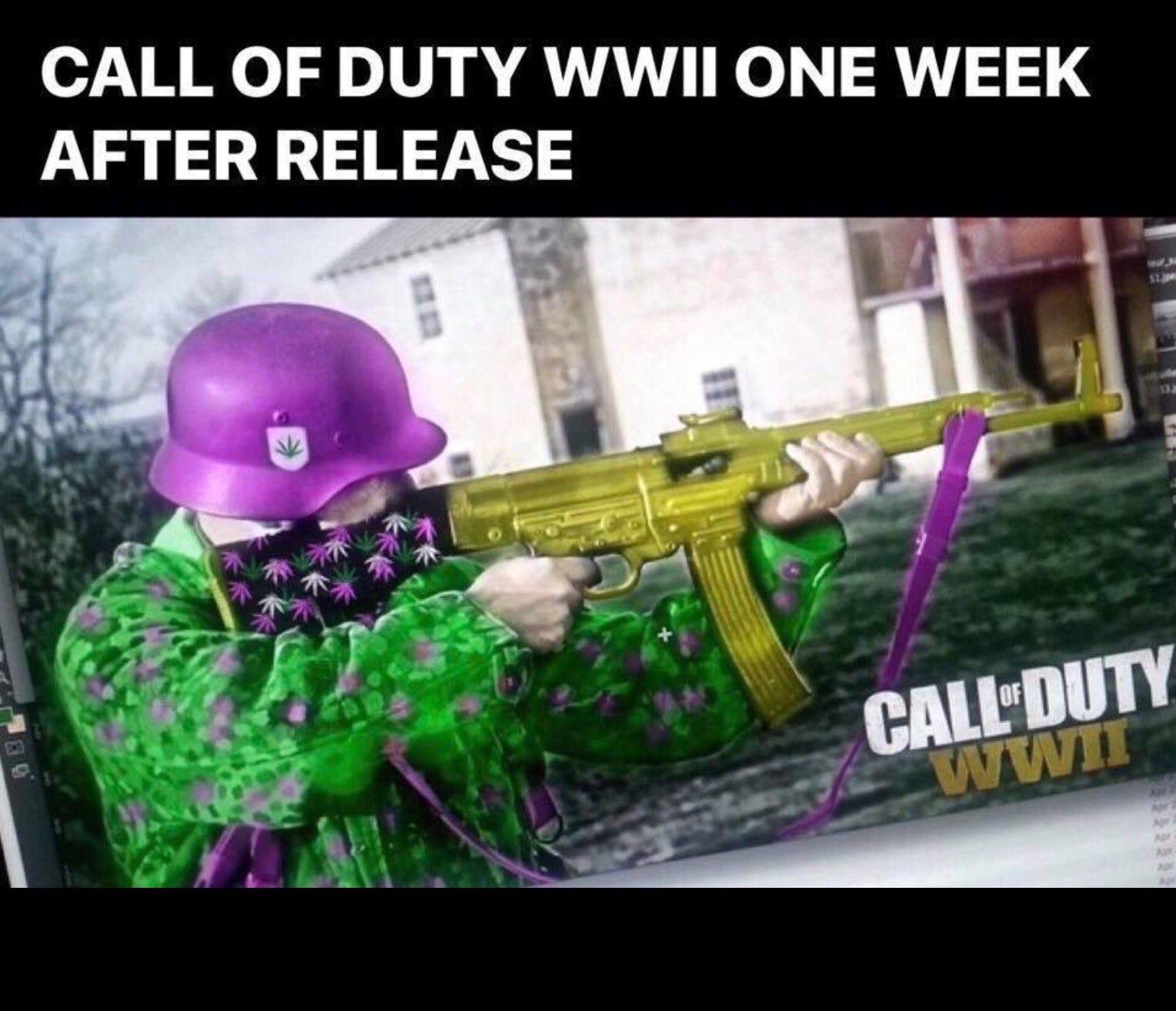 call of duty exo suit memes - Call Of Duty Wwii One Week After Release Call Duty Wwe