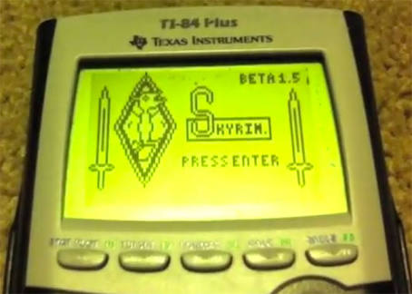 ti 84 skyrim - Ti84 Plus Texas Instruments Beta 1.5 Byrin Pressenter Soos